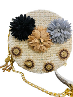 Flower style cross body bag