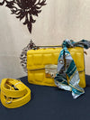 Trendy Shoulder Bag with Tie