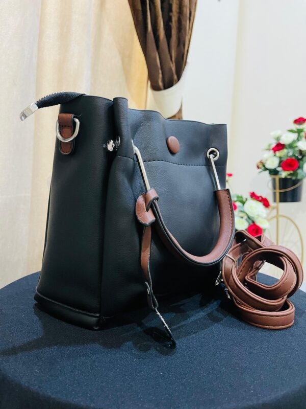 black trendy bag