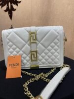 white hand bag fendi